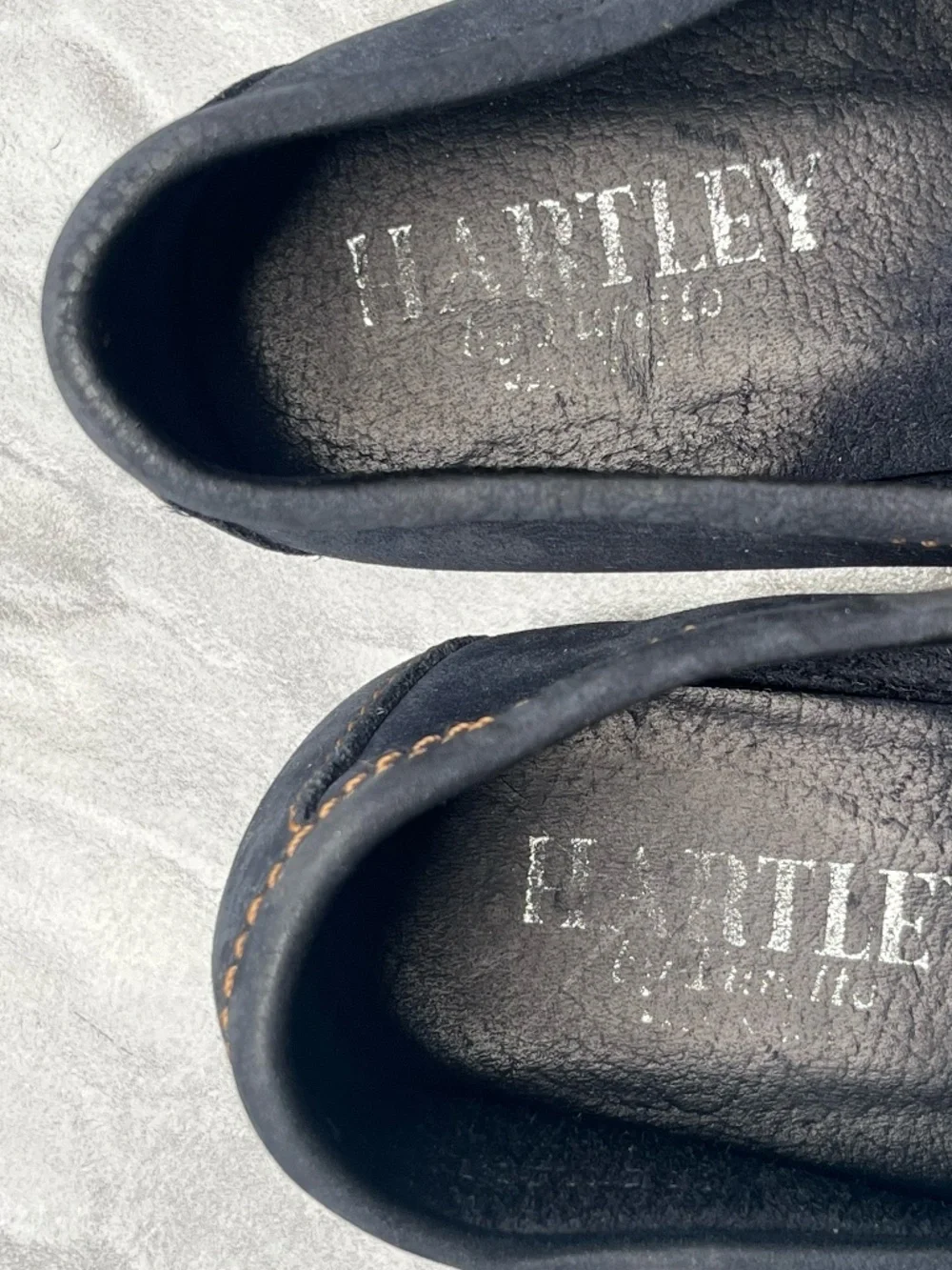 Hartley by Furetto Kids blue suede loafers Made in Italy EU size 31